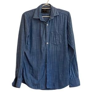 Sting Long Sleeve Button Up Slim Fit Sz 39 Classic Professional